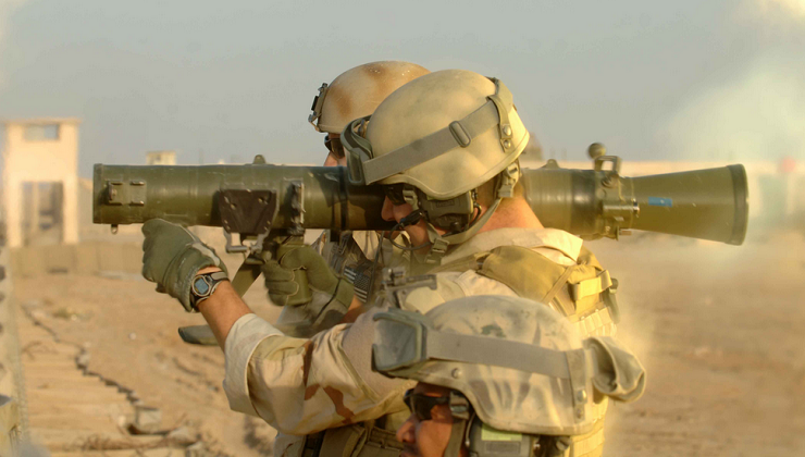 US Military Carl Gustaf M3 Rocket Launcher