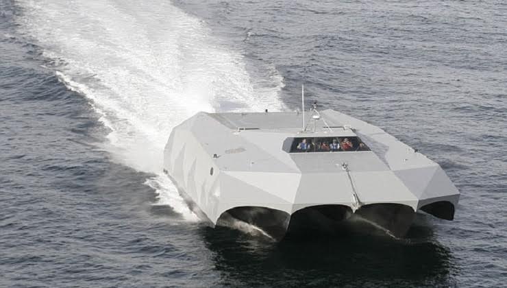 SuperFast US Navy M80 Stiletto Stealth Ship