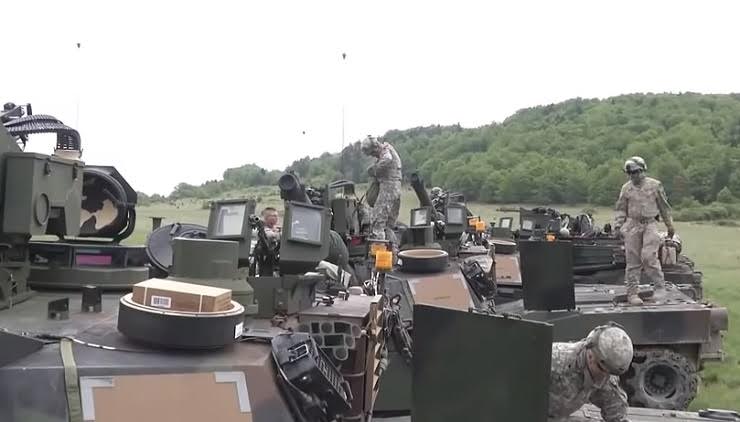 US Military puts on Show of Force with Convoy through Eastern Europe