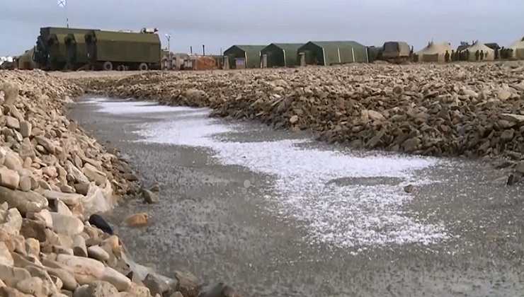 Abandoned Military base located in the Freezing Arctic Circle