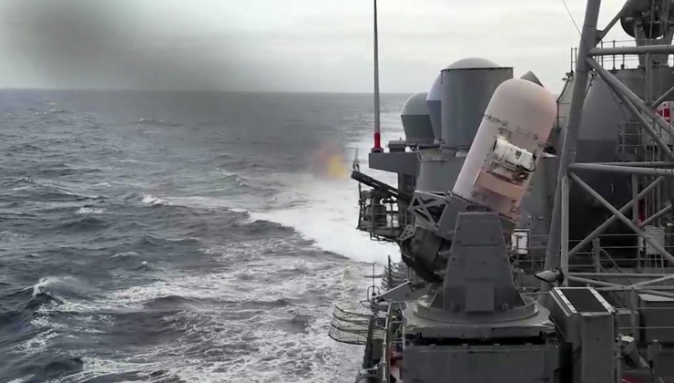 Ultra Fast Weapon: CIWS Gatling Gun Fire at 4500 Rounds/Minute