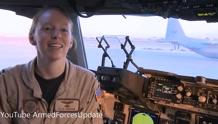 First Female US Air Force C-17 Transport Aircraft Pilot