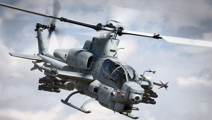 Super Powerful US Military Super Cobra Helicopter Aircraft