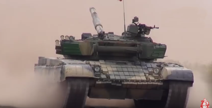 Armored Tank Competition where Tankers Competed in Speed, Maneuverability & Aiming Accuracy