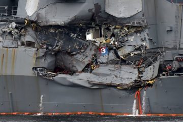 Sleeping Sailors on U.S.S. Fitzgerald Awoke to a Calamity at Sea
