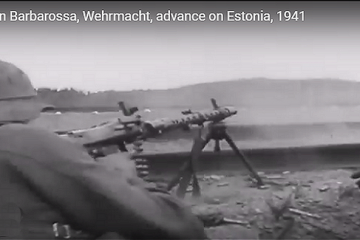 Lost Footage of the Wehrmacht advance on Estonia ( Operation Barbarossa) 1941