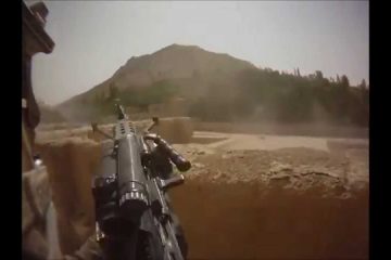 Firefight caught on camera