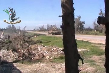 Syria FSA throws Grenade down a T 72’s Barrel cooking off the Tank ( Video )