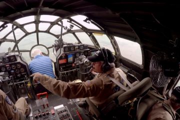 Crawl through a B-29 Superfortress in Flight! + Real-Time