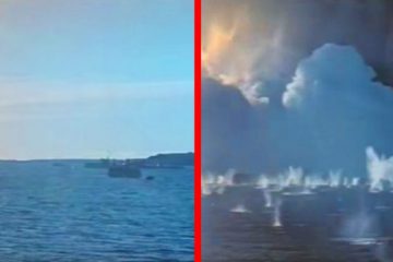30 Massive Warships didn’t stand a chance against Soviet Russia’s Nuclear Torpedo  ( Video )