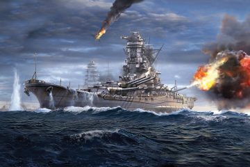 War Movie Scene: The Death of the Great Battleship Yamato