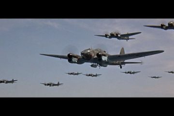 War Movie Scene:  Heinkel Turkeyshoot from the Battle of Britain Movie ( Video )