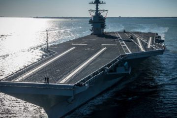 First of Its Class, America’s Newest Aircraft Carrier is Underway at Sea ( Video )