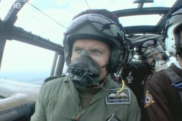 Bomber Boys: Colin and Ewan McGregor learn to fly in an original Lancaster Bomber  ( Video )