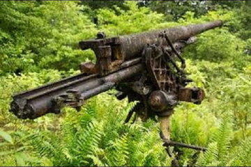 Old Battlefields Revisited : WW2 Japanese Guns in the forests of New Georgia Island  ( Video )