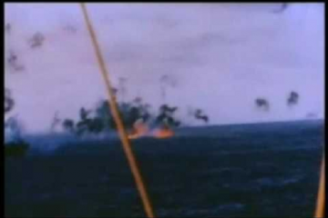 WWII Carrier and Guncam Rare Color Footage  ( Video )