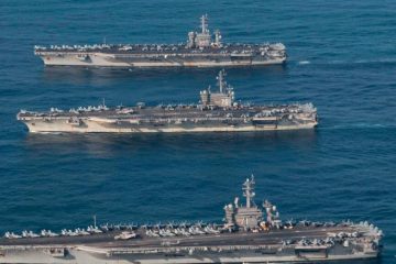 US puts on 3-Carrier Show of Force for first time in Decade