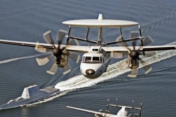 The US Navy’s E-2D Advanced Hawkeyes Watch for Chinese Stealth Fighters (Video)