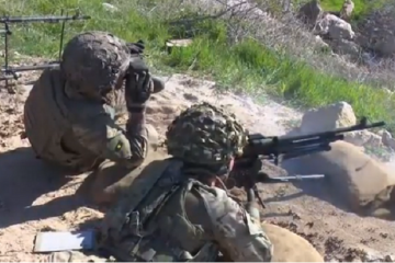 British Army Machine Gunners Test their Marksmanship Skills