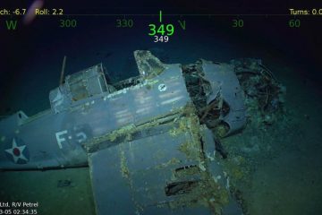 Wreckage of Aircraft Carrier USS Lexington Located in Coral Sea after 76 Years