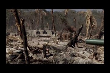 War Movie Scene: The Bunker from the Pacific