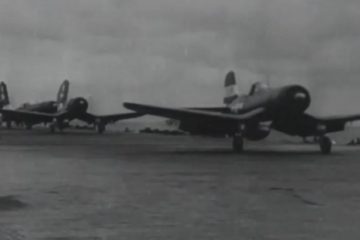US Navy Aircraft Carrier Planes Attack Tokyo Targets Gun Camera Footage WW2