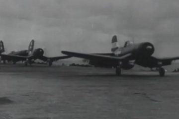 Real Gun Camera Footage of US Navy Aircraft Carrier Planes Attacking Tokyo Targets