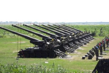 Watch the Army of Taiwan Firing Heavy Artillery Guns