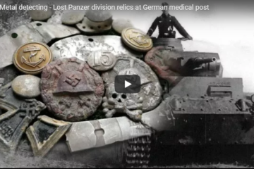 Lost Panzer division relics at German medical post