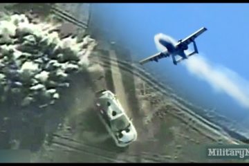 A-10 Warthog 30mm Cannon vs Taliban Getaway Vehicle