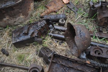 Russian War Diggers : The Germans Hurriedly threw their Equipment in the River