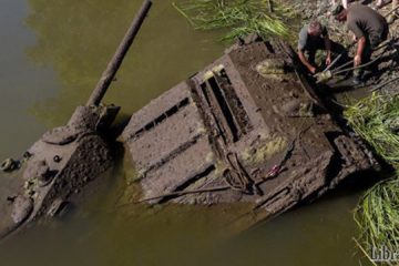 T-34/76 Tank Pulled Out Of River