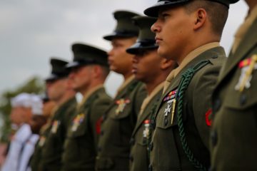 Marines wear French unit award honoring Fighting Fifth legacy