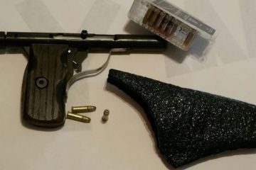 Homemade Gun .22 Pistol with Safety and Trigger, DIY Gun, Zip Gun