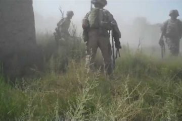 US Army Truck Struck by RPG during Combat Operations in Afghanistan