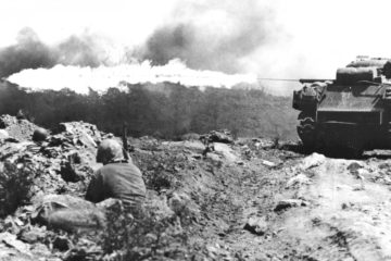 WW2 Bombardment of Iwo Jima