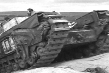 WWII British Tanks Film: Beach Obstacles 1942