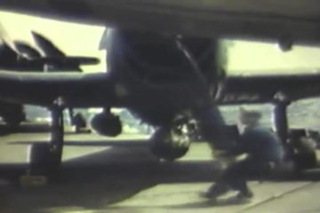 USS Hornet (CV-17) Flight Deck & Japanese Kamikaze Attack, 1945