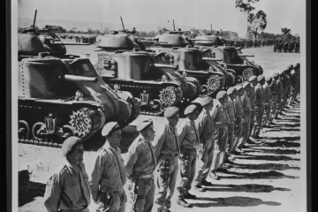 WWII Newsreel – Tanks on Guard in Australia! 1943