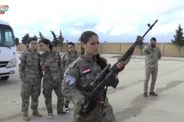 Syrian Christian girls defend their town from Western backed "moderate rebels"