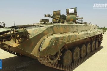 Syrian Army Showcases Western-made Weapons seized from Rebels in Daraa