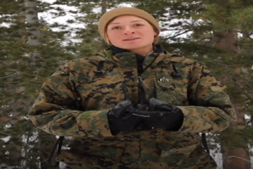 The First Female Marine graduated from Winter Mountain Leaders 2019