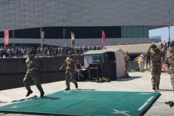 British Royal Marines Unarmed Combat Demo Liverpool
