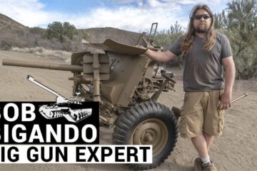 Test Firing Bob Bigando’s restored WW2 Artillery Gun