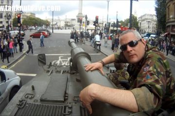 Driving a Tank Past Big Ben & Downing Street In London