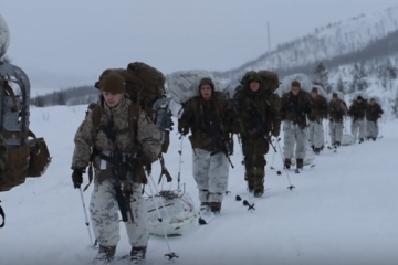 US Marines Conduct Ski Movement Training – Norway