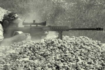 The Barrett M107 .50 BMG Caliber Sniper Rifle - Close Look and Shooting Demo