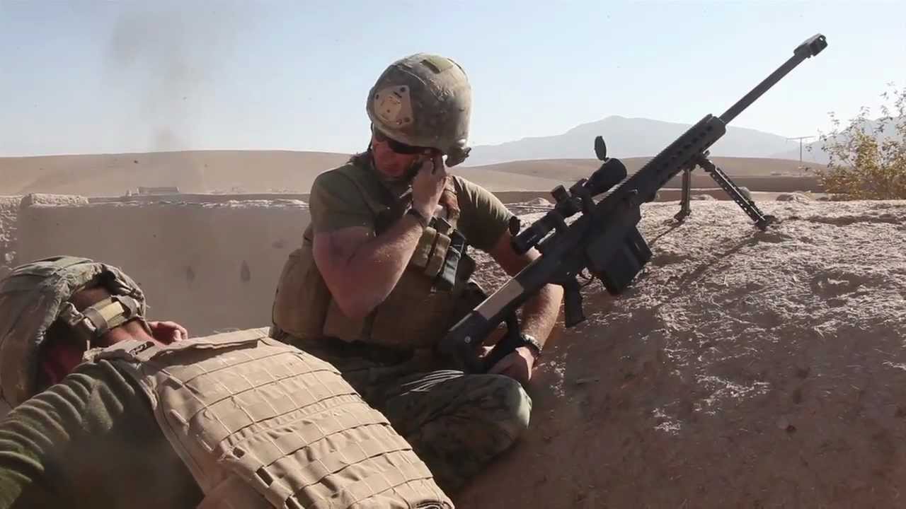 USMC Sniper- One Mile Kill Shot- 50 CAL.