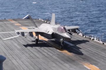 USS Wasp Conducts F 35B Flight Operations