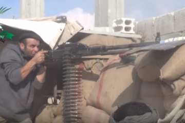 Video : Firing Heavy Machine Guns in Syrian War
